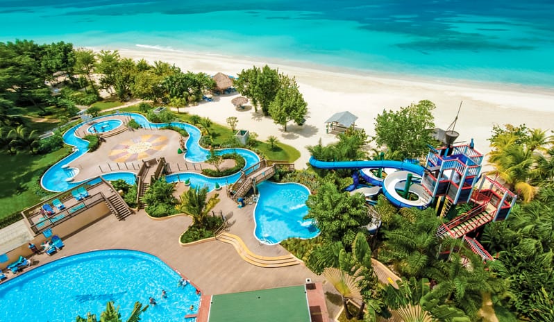 Beaches Negril Resort & Spa-Aerial Pool